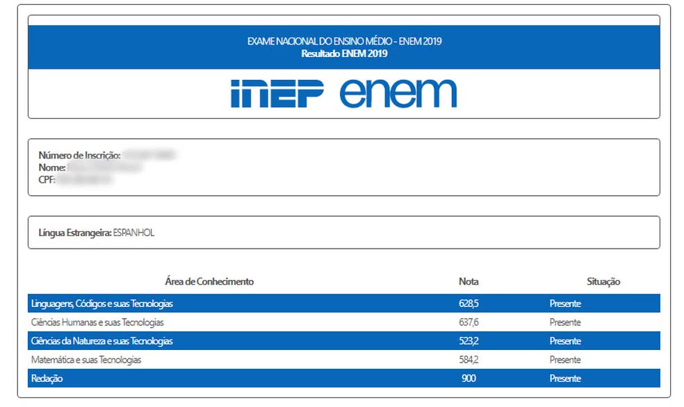 Nota do Enem 2023: como calcular?